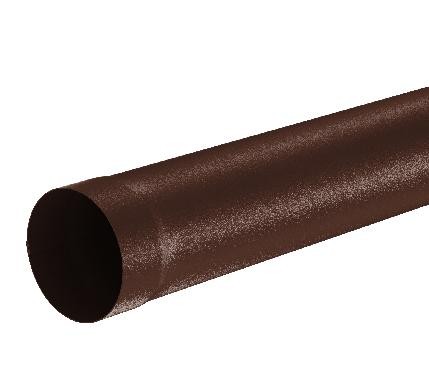 Водосток Aquasistem, Система 150/100 - Труба водосточная 1.00м RAL 8017 Коричневый matt купить в Кимрах