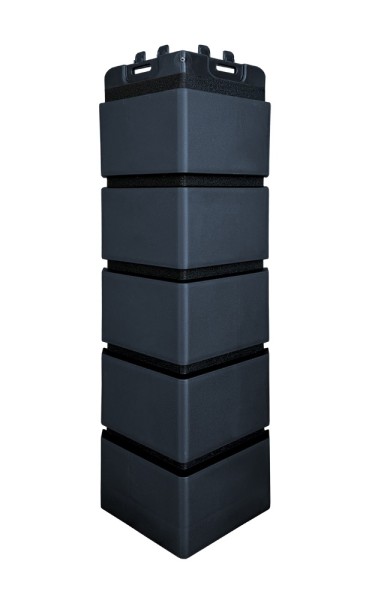 Угол Grand Line клинкерный кирпич ПРЕМИУМ Графит (шов RAL 9005) купить в Кимрах