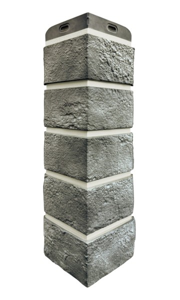 Угол Grand Line состаренный кирпич Элит гранит, ШОВ белый купить в Кимрах