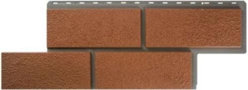 Фасадная панель Альта-Профиль Неаполитанский камень - Терракотовый купить в Кимрах