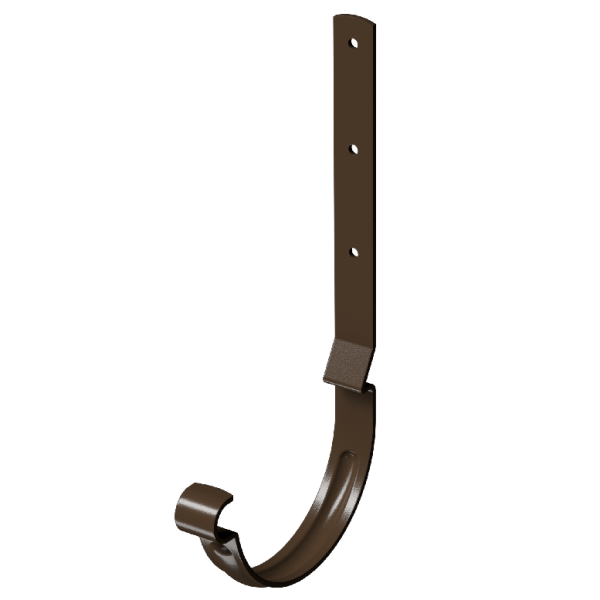 Карнизный крюк длинный D125 Döcke STAL PREMIUM Каштан, (RAL 8017) купить в Кимрах