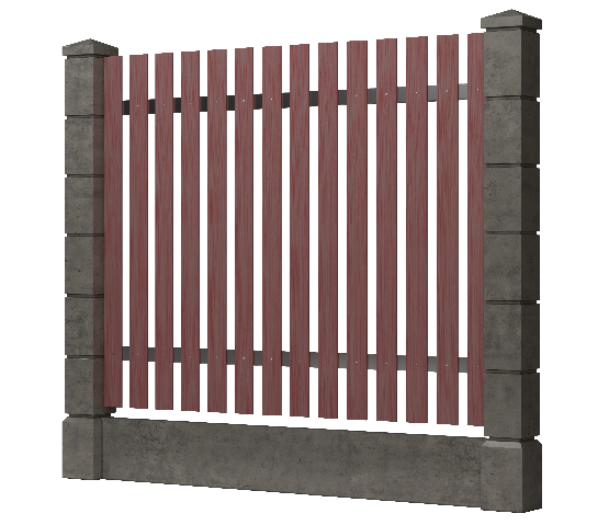 Заборная доска GRINDERDECO, ДПК, шлифованная Мербау купить в Кимрах