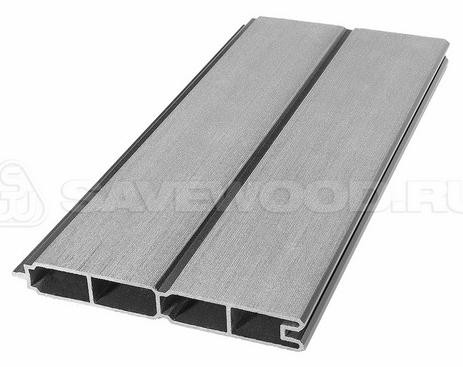 Заборный профиль из ДПК Savewood SW Agger матовый пепельный купить в Кимрах