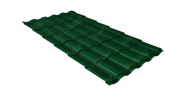 Металлочерепица кредо 0,45 Drap RAL 6005 зеленый мох купить в Кимрах